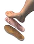 Orthotics re-balance the position of the lower leg's joints